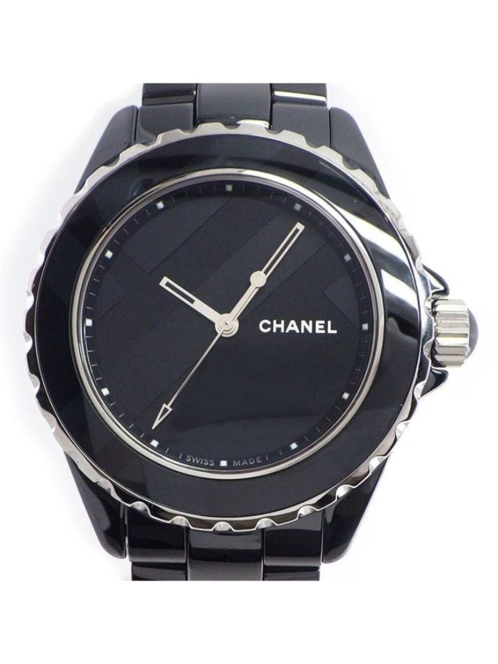 Chanel Watch Untitled World Limited Edition Black Dial Ceramic Strap SS